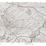 HuntData Wyoming Topo Map for Elk Unit 23