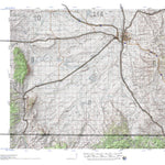 HuntData Wyoming Topo Map for Elk Unit 8