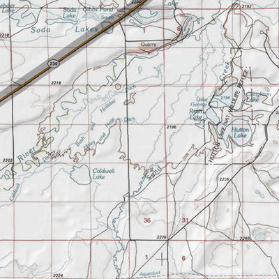 HuntData Wyoming Topo Map for Elk Unit 8