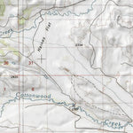 HuntData Wyoming Topo Map for Elk Unit 92