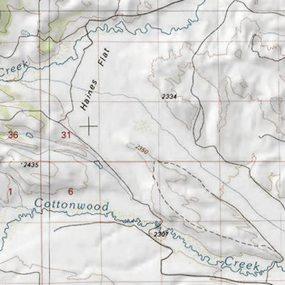 HuntData Wyoming Topo Map for Elk Unit 92