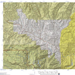 HuntData Wyoming Topo Map for Mule Deer Unit 129