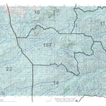 HuntData Wyoming Game Concentration Map for Mule Deer Unit 167