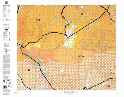 HuntData Wyoming Land Ownership Map for Mule Deer Unit 131W
