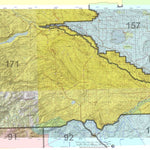 HuntData Wyoming Game Concentration Map for Mule Deer Unit 171s
