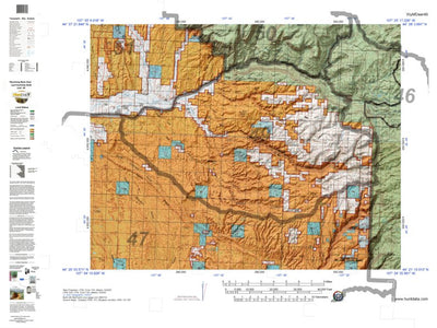 HuntData Wyoming Land Ownership Map for Mule Deer Unit 49