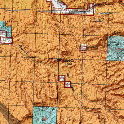 HuntData Wyoming Land Ownership Map for Mule Deer Unit 49