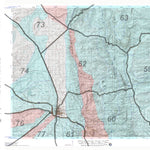 HuntData Wyoming Game Concentration Map for Mule Deer Unit 62