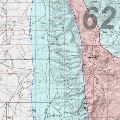 HuntData Wyoming Game Concentration Map for Mule Deer Unit 62