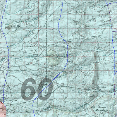 HuntData Wyoming Game Concentration Map for Mule Deer Unit 62