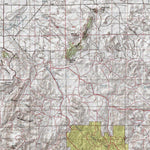 HuntData Wyoming Topo Map for Mule Deer Unit 16