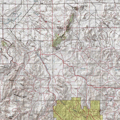 HuntData Wyoming Topo Map for Mule Deer Unit 16