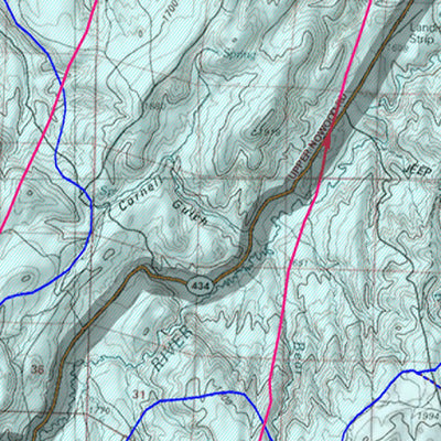 HuntData Wyoming Game Concentration Map for Mule Deer Unit 39