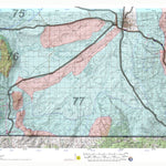 HuntData Wyoming Game Concentration Map for Mule Deer Unit 77