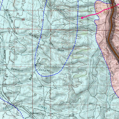 HuntData Wyoming Game Concentration Map for Mule Deer Unit 77