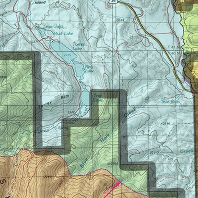 HuntData Wyoming Game Concentration Map for Mule Deer Unit 129