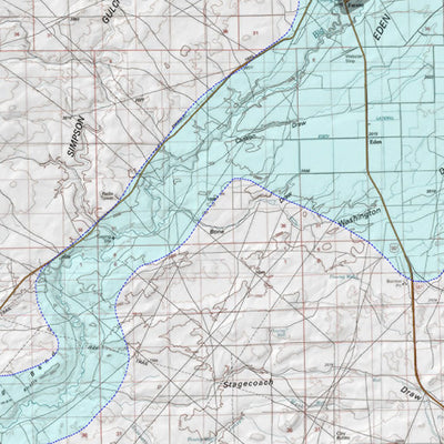 HuntData Wyoming Game Concentration Map for Mule Deer Unit 131W