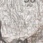 HuntData Wyoming Topo Map for Mule Deer Unit 38