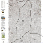 HuntData Wyoming Topo Map for Mule Deer Unit 20