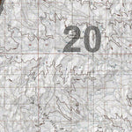 HuntData Wyoming Topo Map for Mule Deer Unit 20