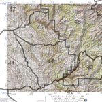 HuntData Wyoming Topo Map for Mule Deer Unit 45