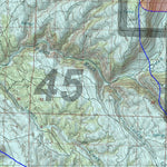 HuntData Wyoming Game Concentration Map for Mule Deer Unit 45