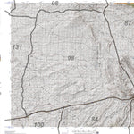 HuntData Wyoming Topo Map for Mule Deer Unit 98