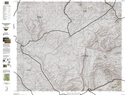 HuntData Wyoming Topo Map for Mule Deer Unit 131w