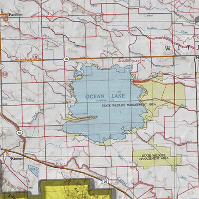 HuntData Wyoming Topo Map for Mule Deer Unit 170