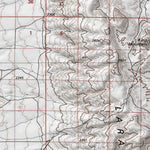 HuntData Wyoming Topo Map for Mule Deer Unit 62