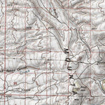 HuntData Wyoming Topo Map for Mule Deer Unit 62