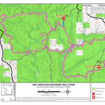 Owl Creek Non-Motorized Trail Map, Bankhead National Forest