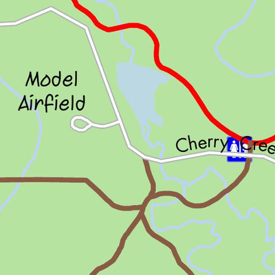 Detailed Cherry Creek State Park map