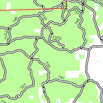 Talladega National Forest, Oakmulgee Ranger District Recreation Map