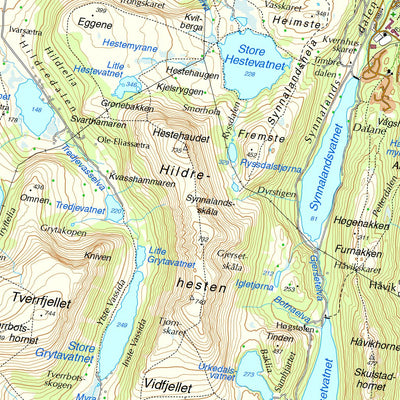 Norway 1:50k Map 23