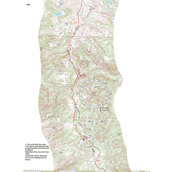 CDT Colorado Sec 01 - Mt. Zirkel Map by Jonathan Ley | Avenza Maps