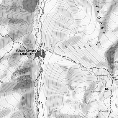 Kaçkar Hiking Map 1:35.000