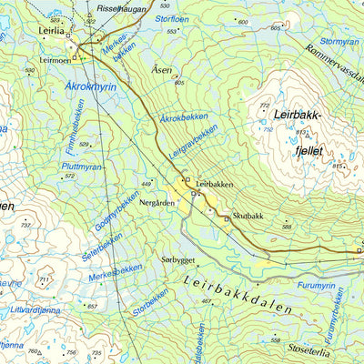 Norway 1:50k Map 32