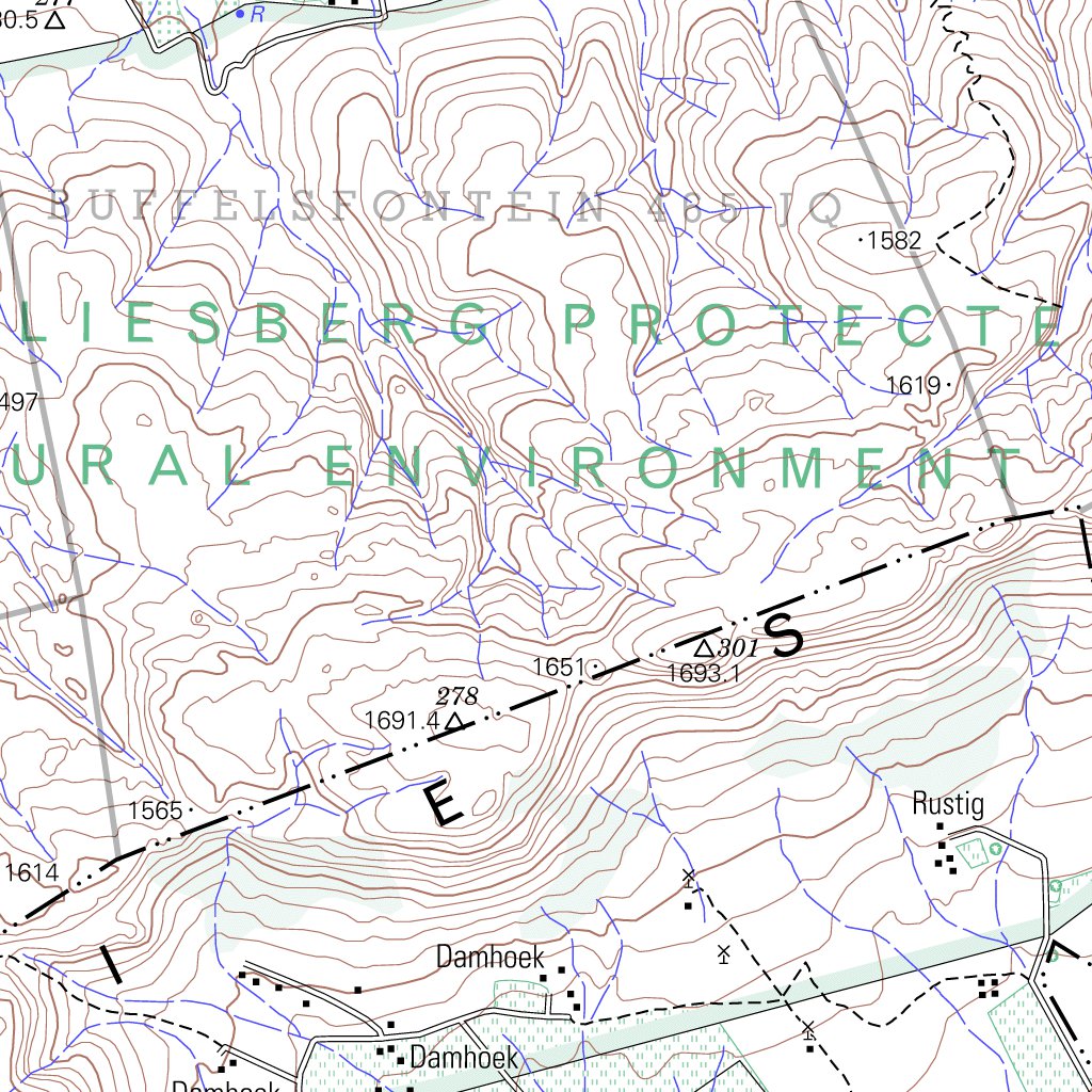 【maporoページ】 2527DC HEKPOORT Map by Chief Directorate: National Geo-spatial