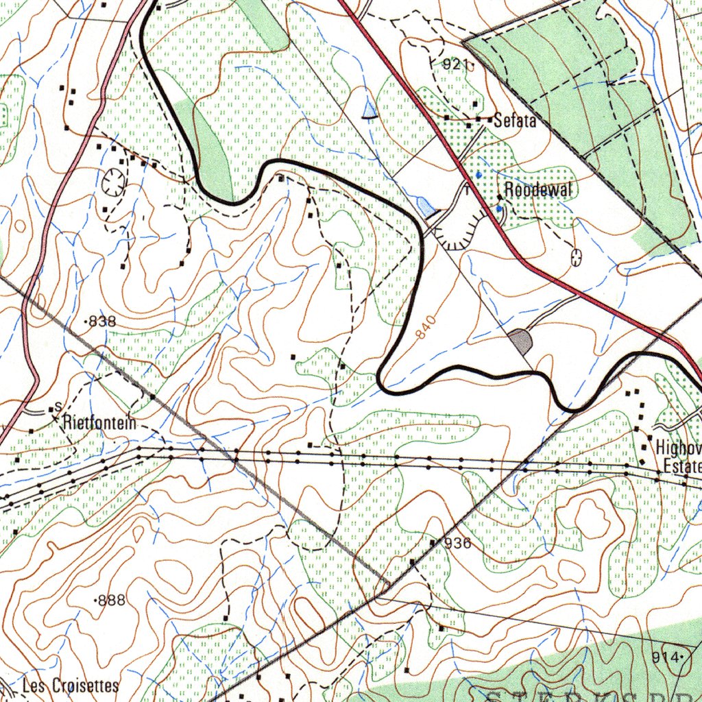 2530BD MBOMBELA Map by Chief Directorate: National Geo-spatial ...