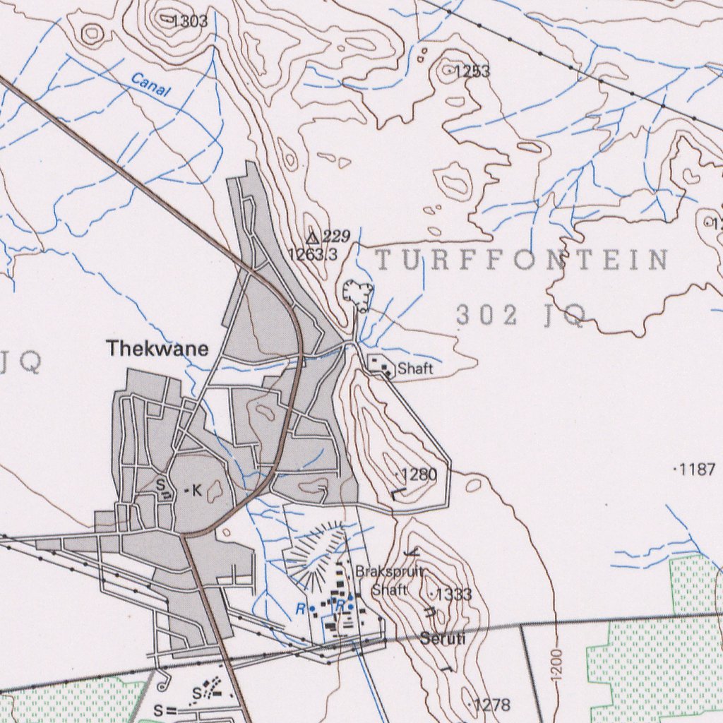 2527CB RUSTENBURG (EAST) Map by Chief Directorate: National Geo-spatial ...