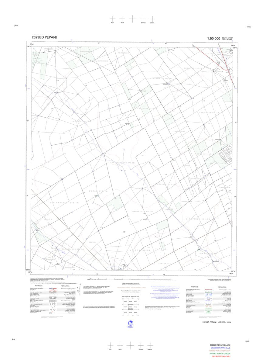 2623BD PEPANI Map by Chief Directorate: National Geo-spatial ...