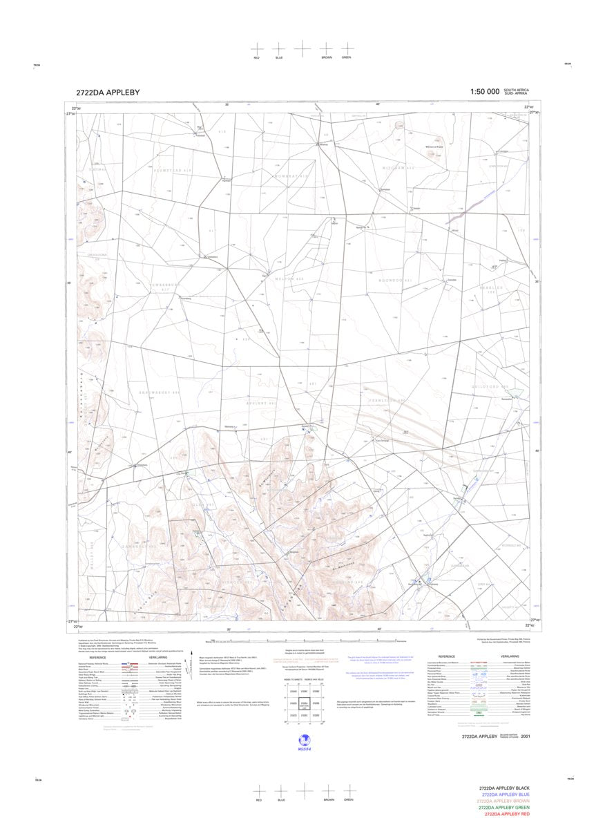 2722DA APPLEBY Map by Chief Directorate: National Geo-spatial ...
