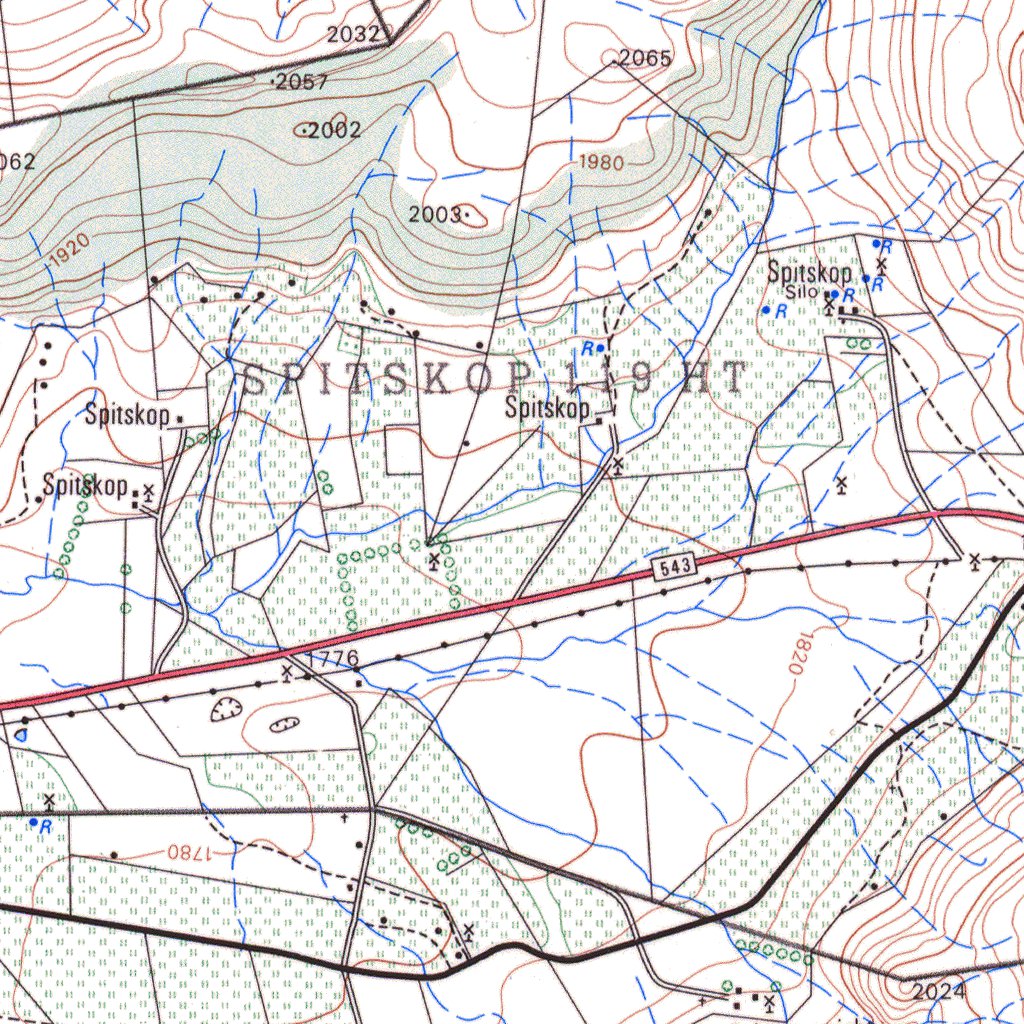 2730AC WAKKERSTOOM Map by Chief Directorate: National Geo-spatial