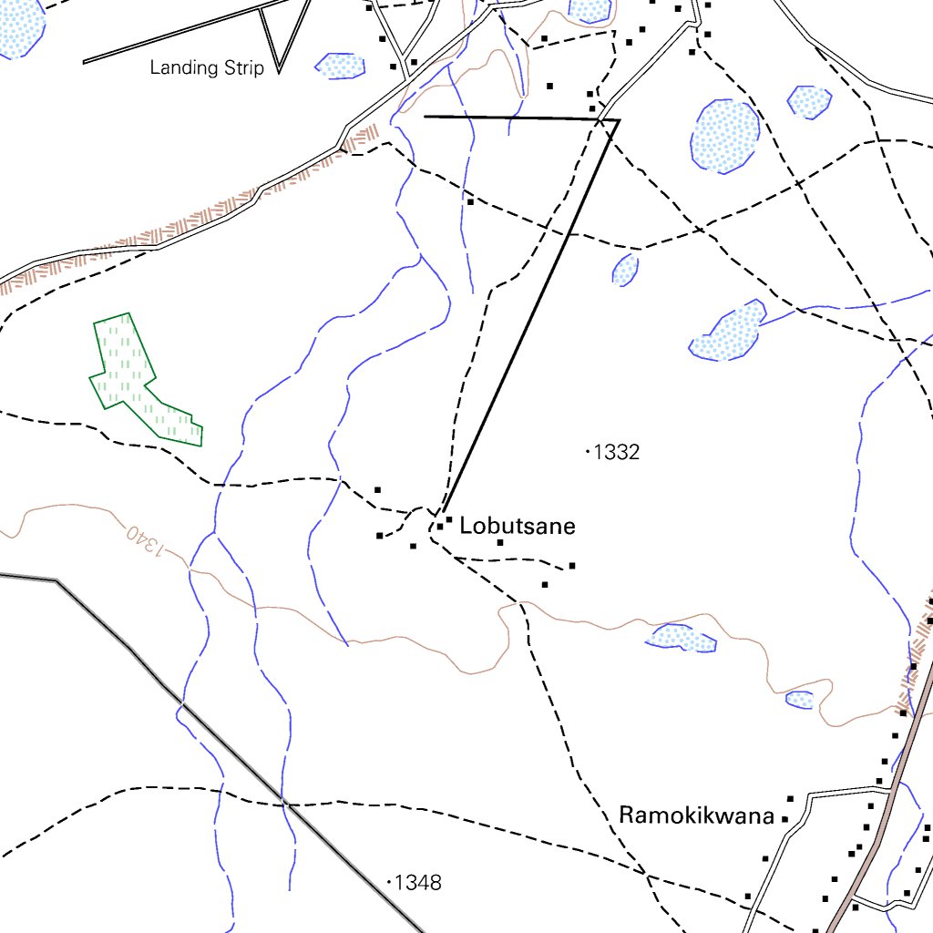 2723BB BOTHITHONG Map by Chief Directorate: National Geo-spatial ...