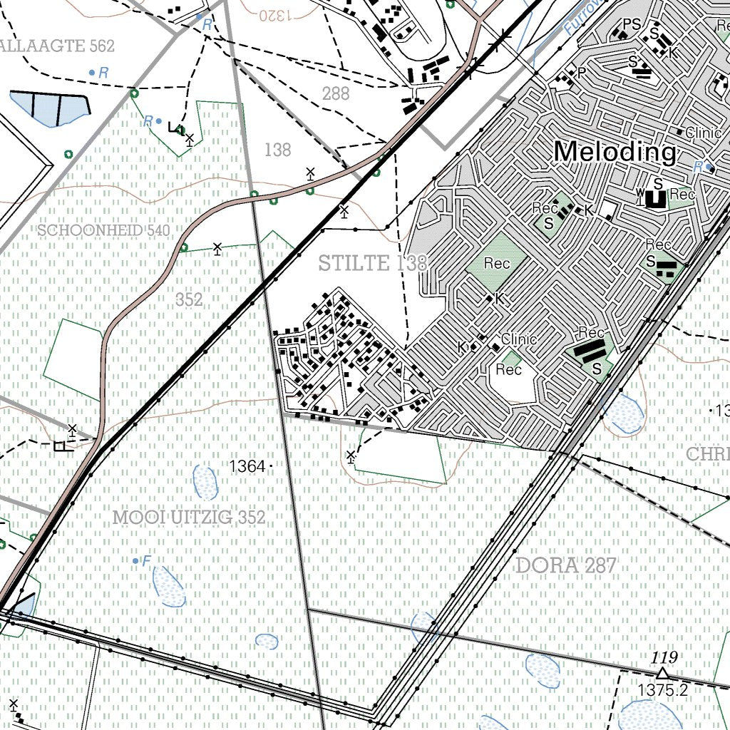 2826BB VIRGINIA Map by Chief Directorate: National Geo-spatial ...