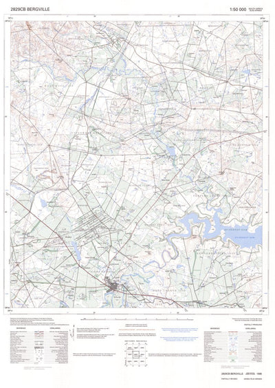 Bergville Map.pdf 2829CB BERGVILLE Map by Chief Directorate: National Geo-spatial ...