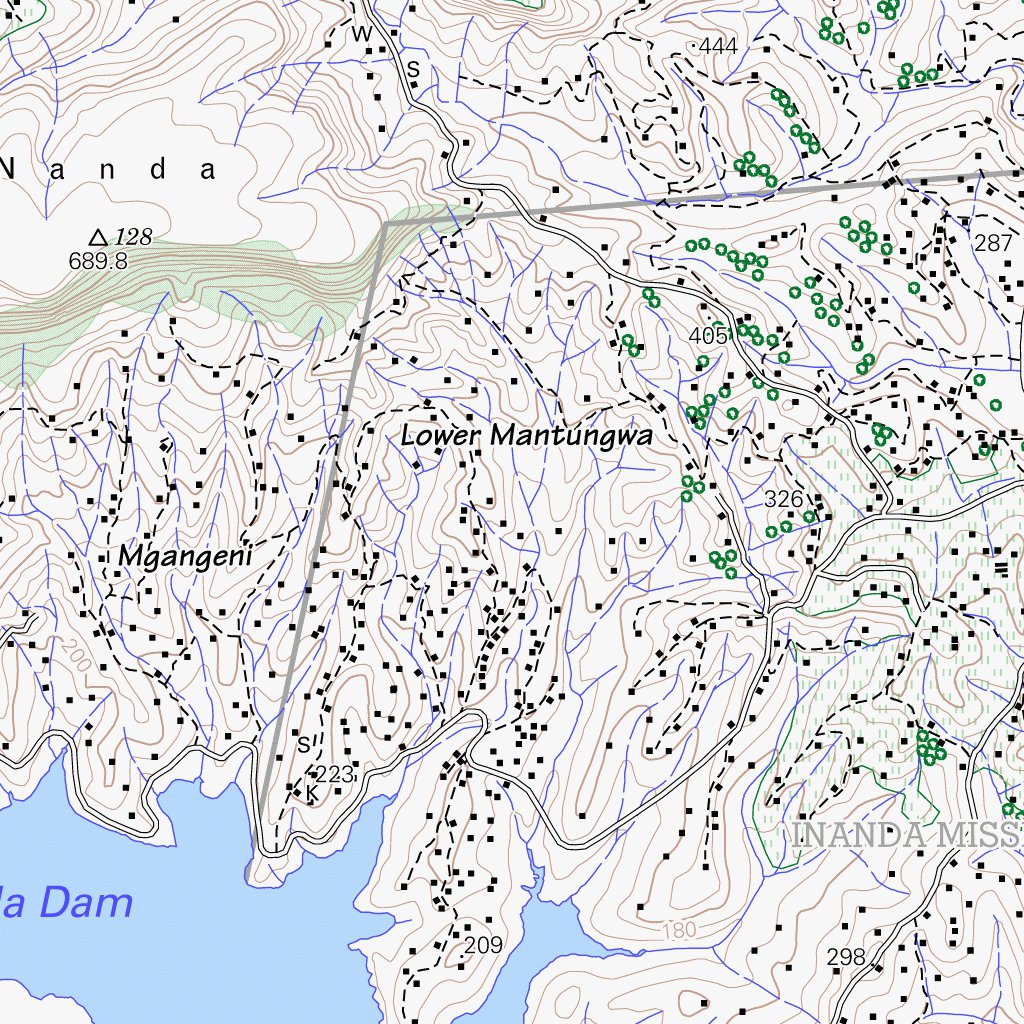 2930DB INANDA Map by Chief Directorate: National Geo-spatial ...