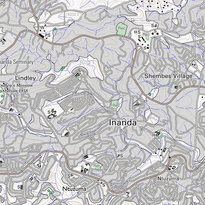 2930DB INANDA Map by Chief Directorate: National Geo-spatial ...