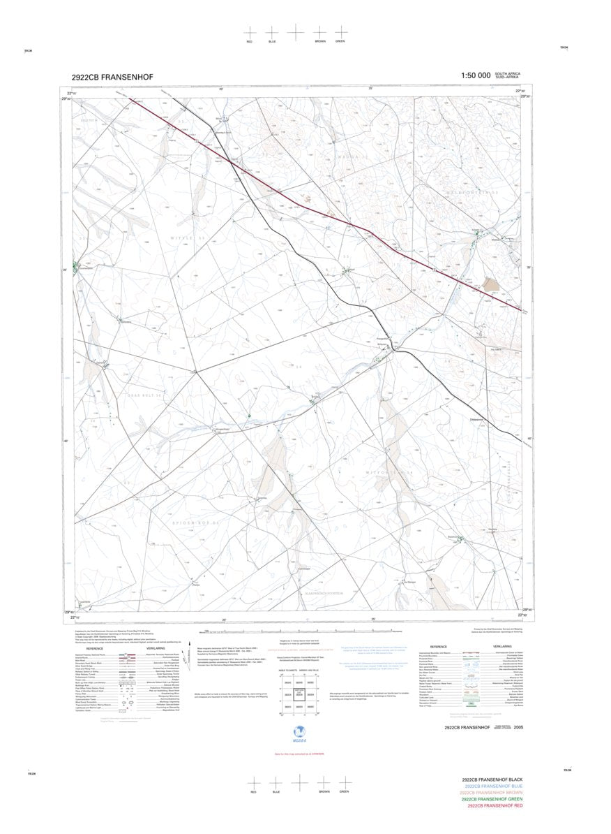 2922CB FRANSENHOF Map by Chief Directorate: National Geo-spatial ...